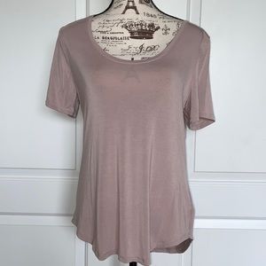 OLD NAVY LUXE CURVED-HEM TEE FOR WOMEN